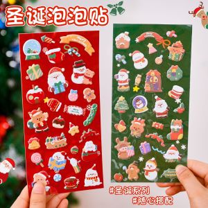 Christmas Stickers for Diary Scrapbook Decoration Cute Stationery Supplies Office School Gift Set