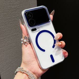 Applicable to Xiaomi 17PRO MAX mobile phone case high transparency C-type magnetic suction Xiaomi 17 ultra-thin anti-drop all-inclusive hard cover h260709