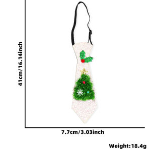 [Midnight store] New felt Christmas tie Christmas decoration snowman elk Christmas tree tie party decoration