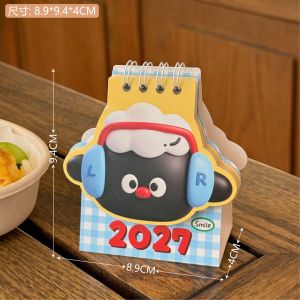 Cute Cartoon Mini Small Calendar Desktop Plan Small Desk Calendar Decoration