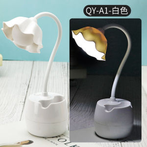 BDO LED eye protection table lamp student dormitory USB rechargeable study lamp bedroom bedside lamp