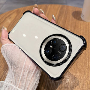 Applicable to Huawei mate80 mobile phone case airbag anti-drop soft case mate60 decompression rotating magnetic bracket protective cover h260709