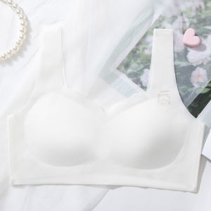 Developmental Period Strapless Girls Underwear Teenage Girls Bandeau Junior High School Student Bras Lightweight Breathable Camisole 发育期 抹胸 少女内衣 青少年女童裹胸 初高中学生文胸轻薄透气小背心 FUNIANQI