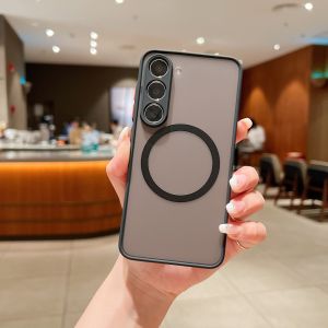 Applicable to Samsung A15 mobile phone case eagle eye skin sense magnetic mobile phone case S26U mobile phone case Samsung S24fe mobile phone case.