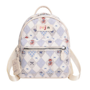SX การ์ตูน Graffiti Bear กระเป๋าเป้สะพายหลังสไตล์Casual สำหรับวัยนักเรียนและใช้ได้ในทุกวัน XS