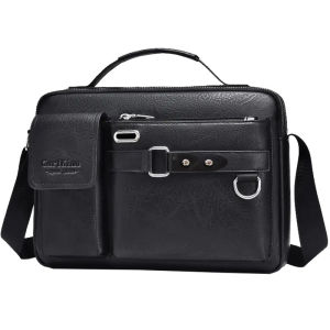 LZ69 2026 New Fashion Retro Crossbody Bag For Men Large Capacity Business Shoulder Bag L69Z