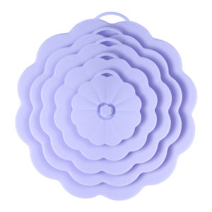 RA Reusable Silicone Bowl Lids Floral Airtight Seal Covers for Cups Dishes Food Storage AR