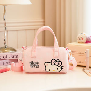 RA HELLO KITTY Crossbody Bag Cute Cartoon Shoulder bag Large Capacity Portable Round Handbag for Travel AR