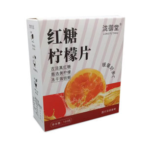 Freeze Dried Lemon Slices With Brown Sugar Sweet Sour Taste Summer Fruit Tea Healthy Daily Drink