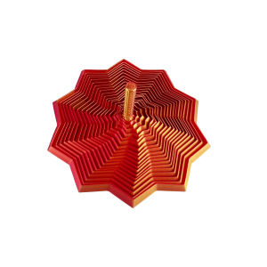 3D Printing Expanded Sensory Fidget Star Model Visual Illusion Hexagon Whirling Spiral Ornaments Stress Relief Board Game