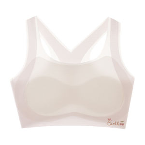 Girls Puberty Underwear Elementary School Student Sports Vest Childrens Thin First-stage  Bra 女童少女发育期内衣 小学生运动背心 儿童薄款一阶段少女文胸 FUNIANQI