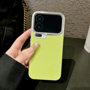 Applicable to Xiaomi 17PROMAX mobile phone case lychee pattern all-inclusive lens Redmi K90 acrylic anti-drop protective cover. h2607069