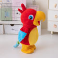 New and peculiar electric plush toy parrot can walk, record, learn to talk, dance, children's gifts. 