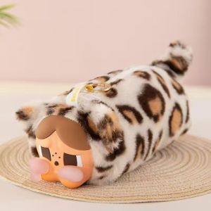 YF Large Capacity Leopard Print Crybaby Pencil Case Portable Stationery Cosmetic Storage Bag FY