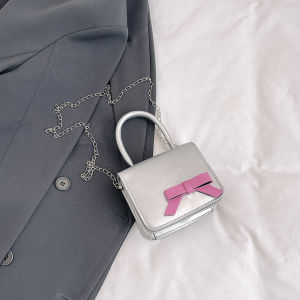 [Hot-selling womens bags] Childrens bags Internet celebrity trendy cool girls shoulder bag going out baby hand bag small square bag girl messenger bag