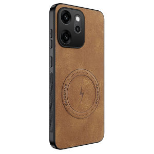 Applicable to OPPO Reno15Promax mobile phone case Lightning Napa pattern magnetic suction Realme NOTE80 protective case h260709