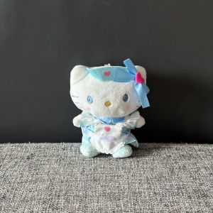 clu Sanrio Kuromi Hello Kitty HANGYODON Plushie Kawaii Japanese Nurse Plush Doll Bag Charm Keychain ulc