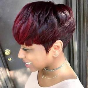 New partial mens hair short black hair mens chemical fiber headgear.