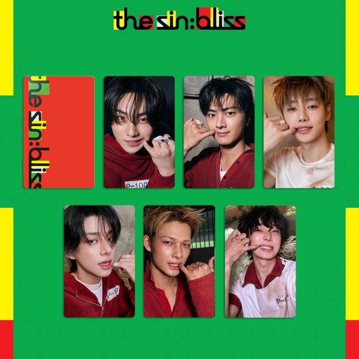 HZ 6PCS/Set ENHYPEN LOMO Card 8th Album THE SIN : BLISS Postcards
