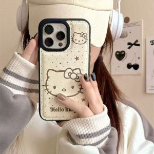 For ins polka dot star Hello Kitty applies to Huawei mate70pro mobile phone case P80/P70nova14/13 h260705