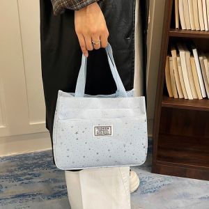 FQ1 Korean style high-end star handbag for women new large capacity lunch bag for office workers QF1