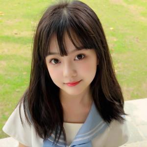 Wig factory Cross-border foreign trade Self-supplied children Womens black straight long hair Air bangs Full head cover