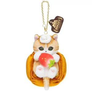 VMQ Mofusand Plushie Mofumofu Bakery Series Shark Cat Bag Charm Cute Bread Themed Stuffed Toy Gift MV