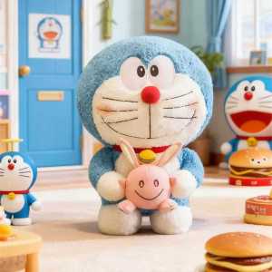 clu (No box plush only)Doraemon Plushie Love Letter Cute Fluffy Cotton Companion Doll Soft Pillow ulc