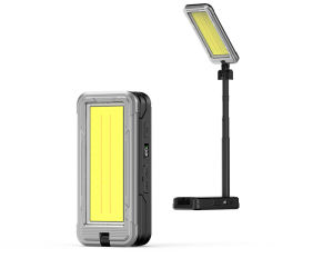 4000mAh Outdoor solar charging high brightness lighting bracket light camping light strong magnetic long endurance multi level light source telescopic work light height up to 63cm