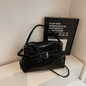 FQ1 Korean style niche fashion shoulder bag for women retro fashionable crossbody bag large capacity QF1