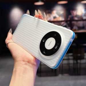 Applicable to OnePlus ACE6T corrugated pattern magnetic suction anti-skid strip edge mobile phone case 1 + 15T matte ice mist 1 + 13 protective case h260709