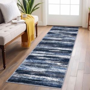 Abstract Ink Splash Style Corridor Carpet Dining Mat Wear-Resistant Stain-Resistant Kitchen Carpet Entrance Door Rug 抽象泼墨风走廊地毯 餐厅垫 耐磨 耐脏 厨房地毯 入户门脚垫 FUNIANQI