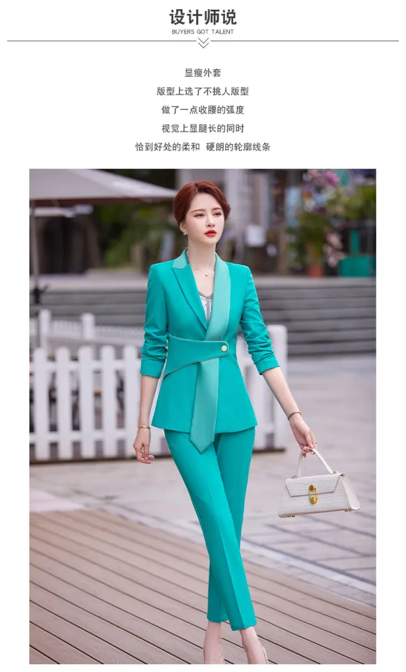 GUKENRO Blazer For Women 2024 Elegant Suit & Pants Korean High-end Lady  Office Formal Dinner Women's Tuxedo