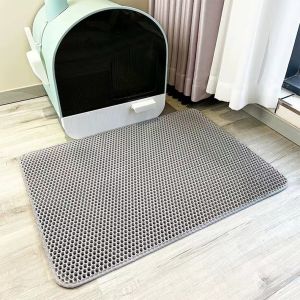 EVA double-layer cat litter pad oversized thickened pet pad anti-take-out cat litter sand leakage mat cat products