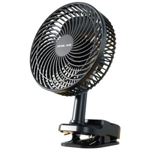 POLAR usb charging shaking head small fan big wind outdoor camping timing car long battery life charging and plugging dual-purpose clip fan