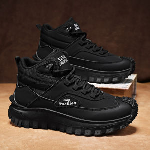 Sub star Mens Shoes Size 47 48 Large New Autumn Fashion Trend Sports Casual Shoes Mens Thick-Soled Height-Increasing Wear-Resistant Waterproof Hiking Boots