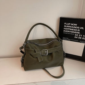 clu Korean style niche fashion shoulder bag for women retro fashionable crossbody bag large capacity ulc