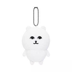 YF Joke Bear Plushie Keychain Bee Crown Omamori Mascot Pendant Cute White Bear Bag Charm Gift FY