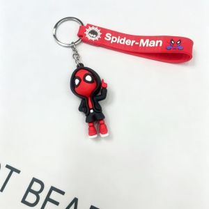 clu Spider-Man Miles Morales Keychain Cute Cartoon Hoodie Design Bag Charm ulc