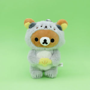 LZ60 Rilakkuma Korilakkuma Kiiroitori Plushie Sea Otter Cosplay Mascot Keychain Cute Bag Charm Gift L60Z