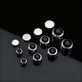 Kemstone Black Zircon Magnetic Stud Earrings – No Piercing Clip On Earrings for Men. 