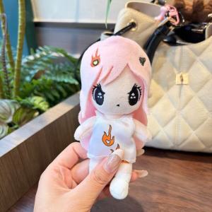 YF Ye You Shangqiu Plushie Cute Girl Character Keychain Bag Pendant Collectible Doll Gift FY