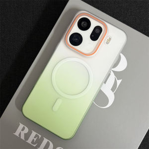 Compatible with OPPO RENO15PRO Soft Color Gradient Magnetic Phone Case Find X9 Matte Ultra-thin Full Coverage Hard PC Case h260709