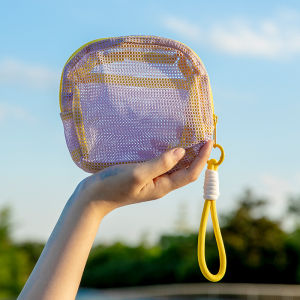Mesh Handbag Organizer Portable Travel Cosmetic Bag Multifunctional