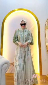 DRESS GAMIS MODE SAFIRA VOL 13 SET HIJAB TERBARU BY HMF