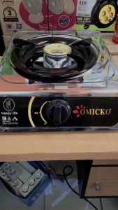 KOMPOR GAS OMICKO 1 TUNGKU BAHAN STAINLESS / KOMPOR 1 TUNGKU / KOMPOR GAS / KOMPOR