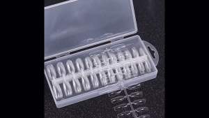 Nail Lab Clear Nail Extension Form Tips Dual Nail Mold Full Cover UV Polygel 美甲无指托水晶延长胶甲模