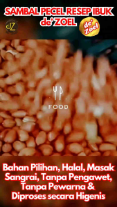 Sambal Pecel Bumbu Pecel Asli Resep Ibuk de Zoel Lezat Halal Sangrai Tidak Pedas Sedang Pedas Extra Pedas