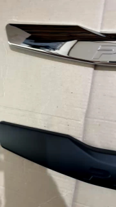 trunk lid list bagasi belakang all new Pajero 2016 2017 2019 2020 Hitam Chrome Emboss