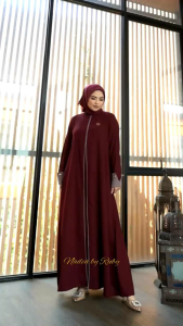 bintang exlusive nadea dress gamis motif terbaru Amore by Ruby simple elegant kekinian